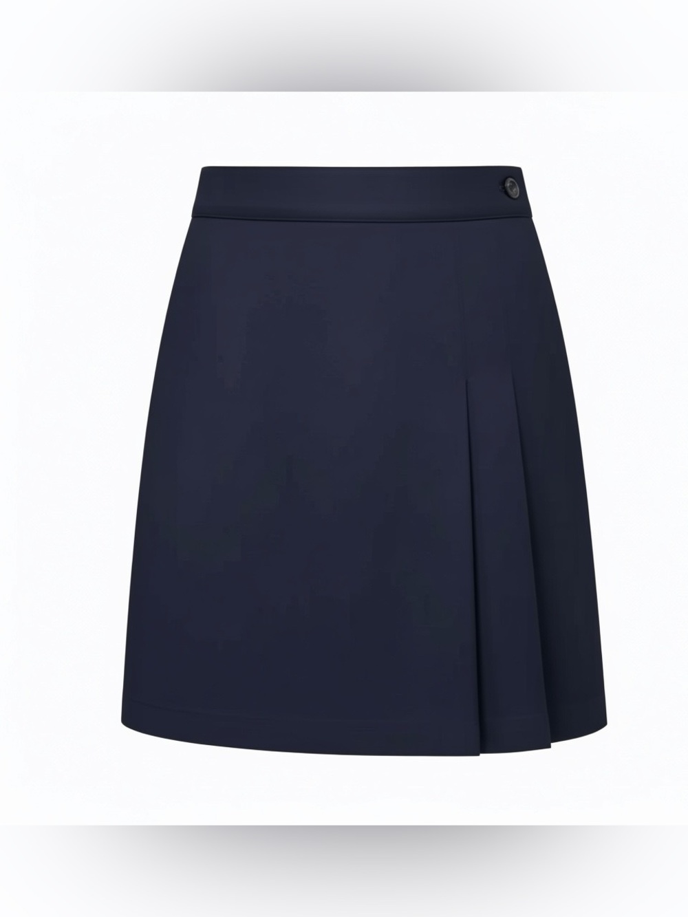 Girl’s Navy Pleated Uniform Skirt + Adjustable Waist - Size 8, New (Never Worn)